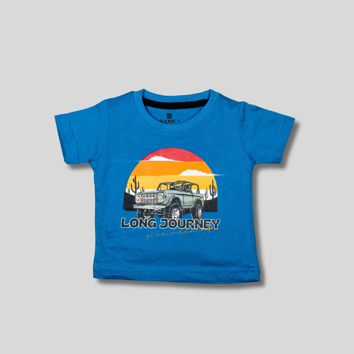 Kids' Graphic Cotton T-Shirt - Adventure Awaits