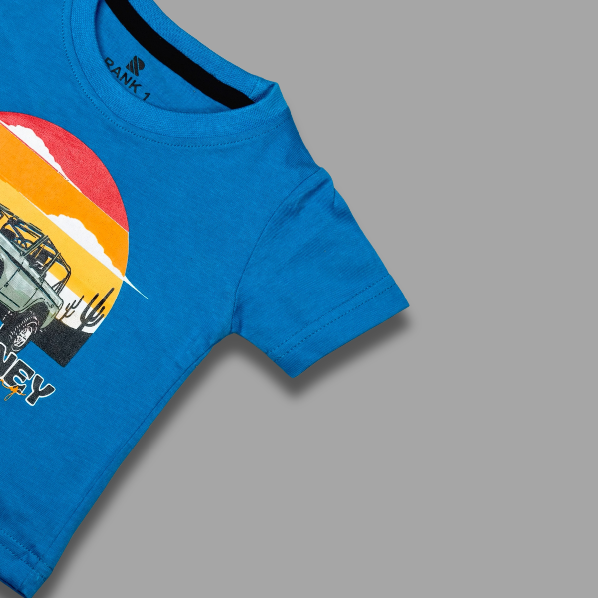 Kids' Graphic Cotton T-Shirt - Adventure Awaits - Image 2