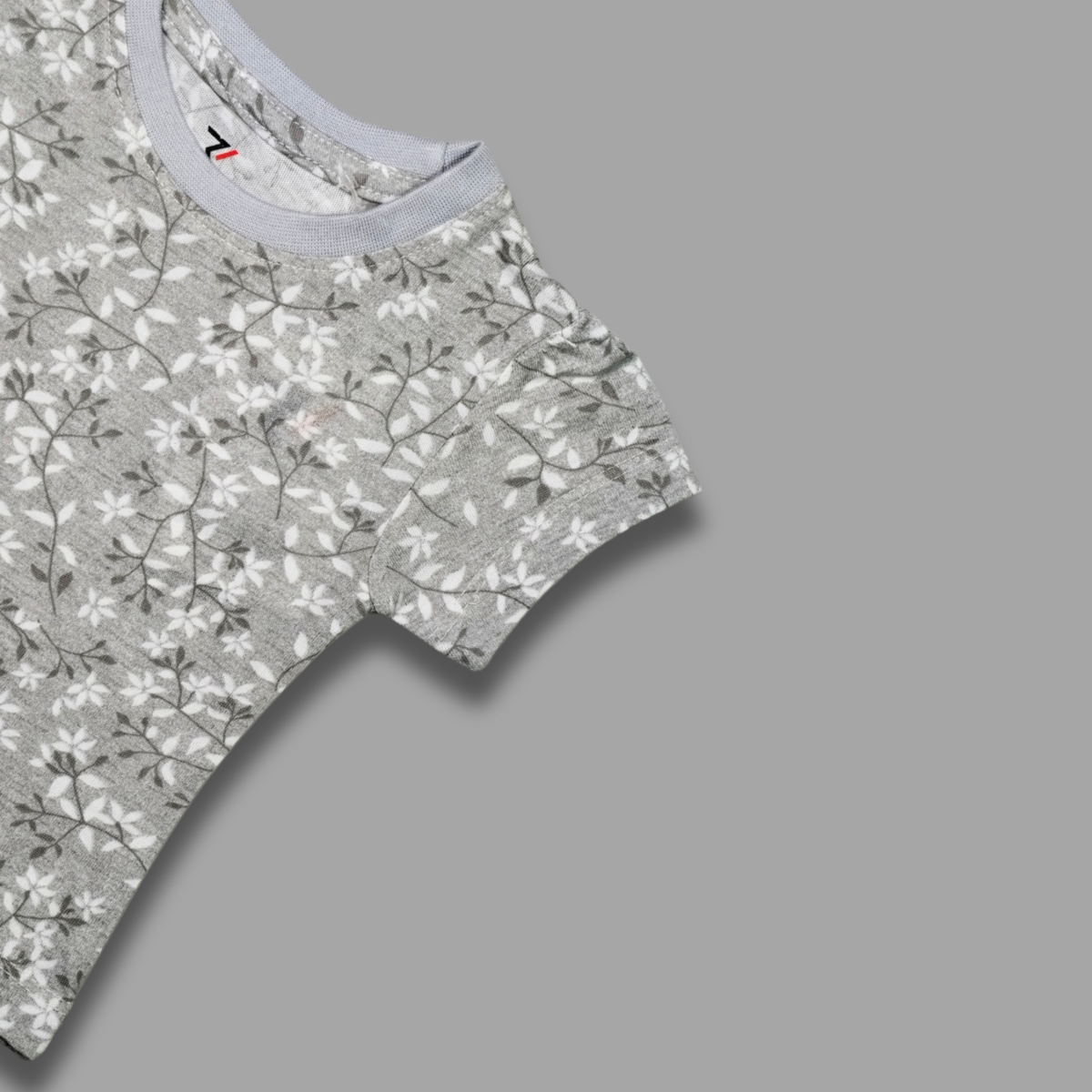 Kids' Floral Pattern Cotton T-Shirt - Stylish and Comfortable - Image 2