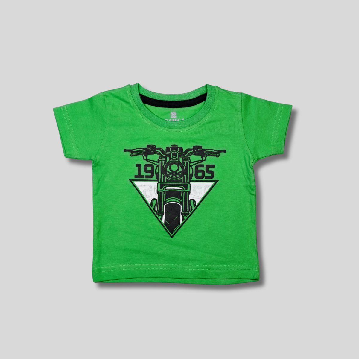 Kids' Motorcycle Graphic Cotton T-Shirt - Classic & Cool