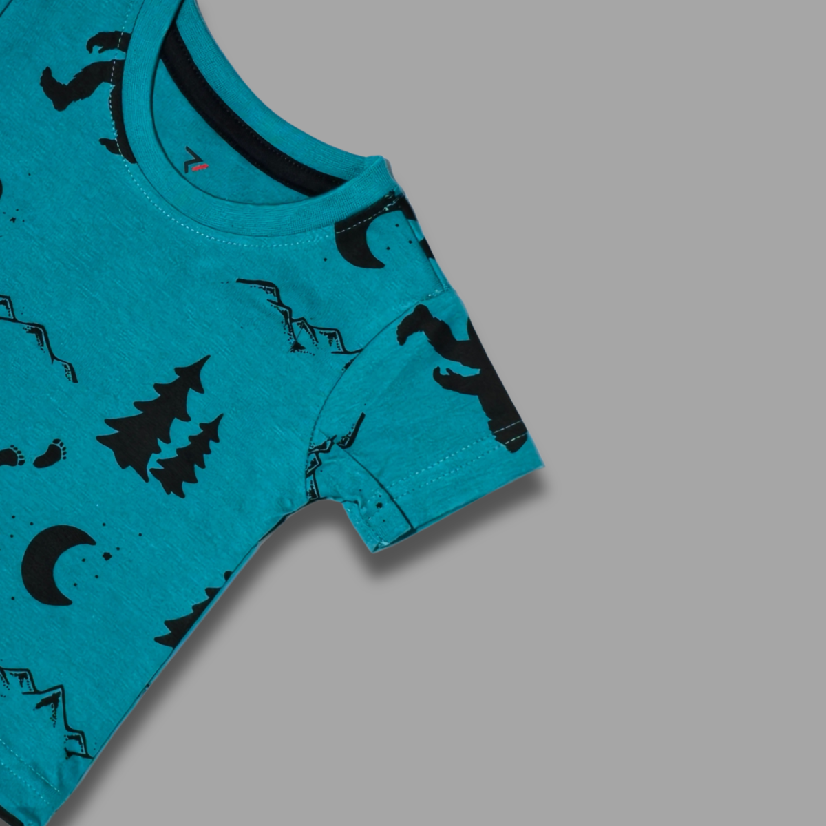"Kids' Bigfoot Adventure Cotton T-Shirt - Whimsical & Comfortable - Image 2