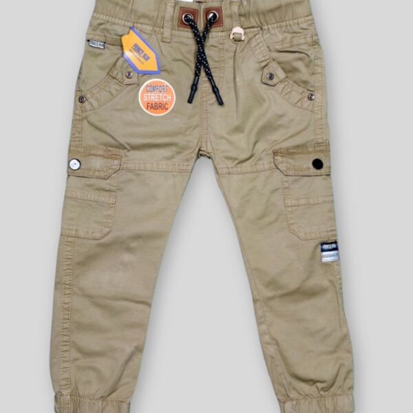 Kids' Stretchable Cargo Jogger Pants – Comfort & Style