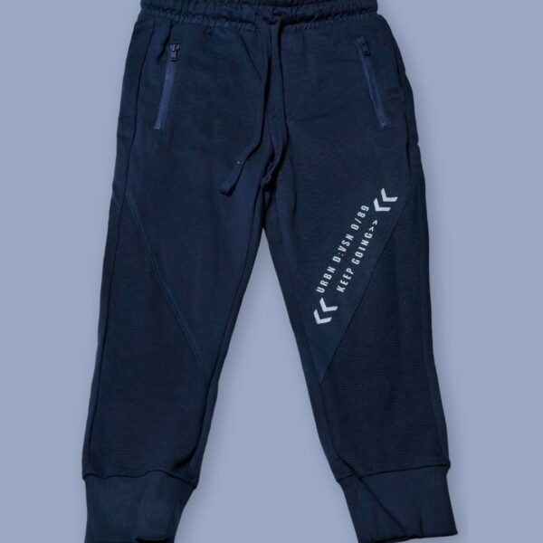 Boys' Urban Sporty Jogger Track Pants – Navy Blue
