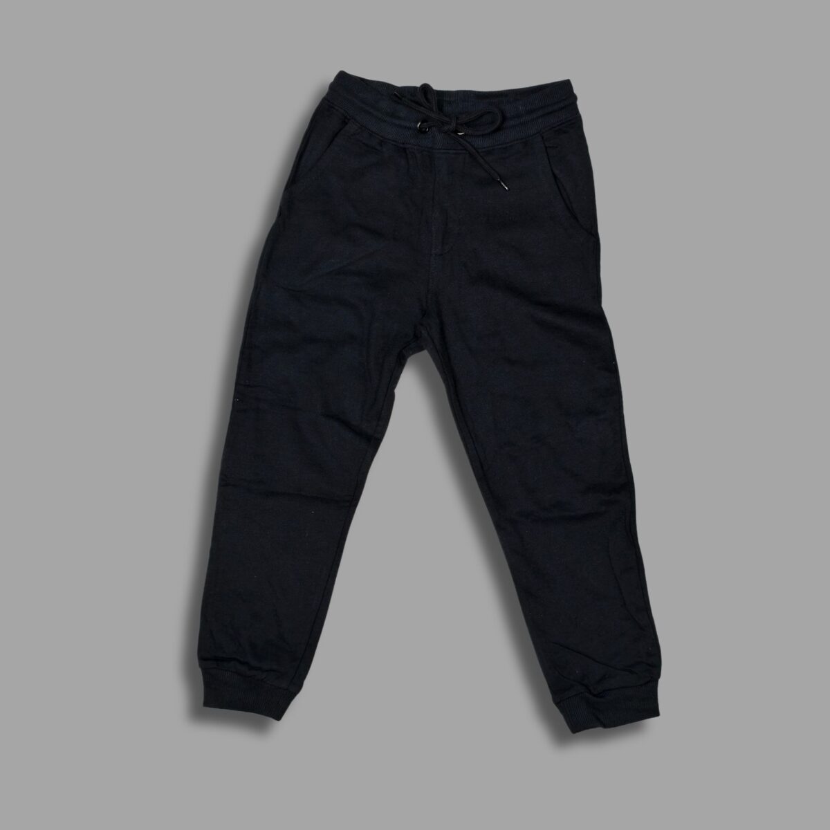 Classic Black Jogger Sweatpants for Kids