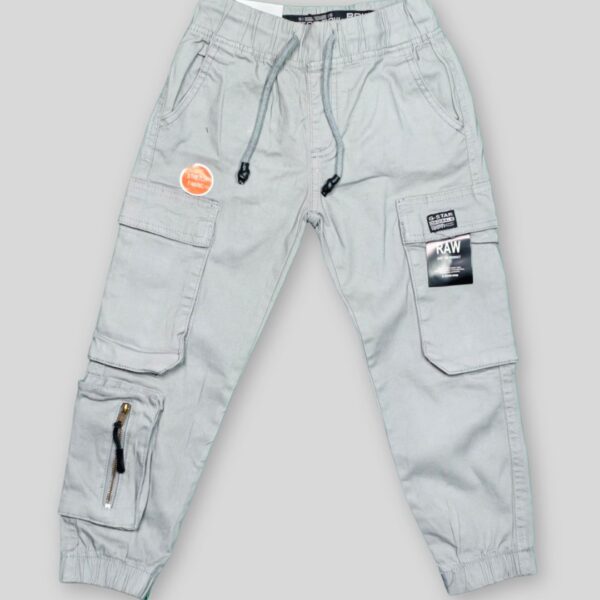 Boys' Elastic Waist Comfort Stretch Cargo Pants – Stylish Utility Wear