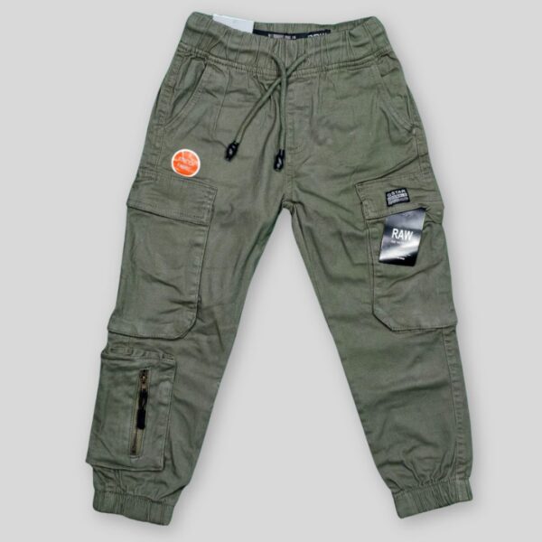 Boys' Elastic Waist Comfort Stretch Cargo Pants – Durable & Trendy