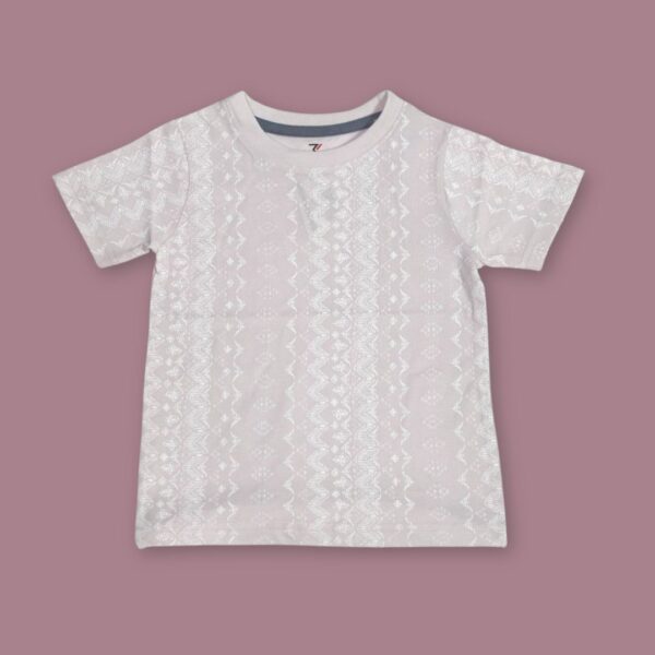 Rank1  Classic Ethnic Print T-Shirt – Soft Cotton Casual Wear