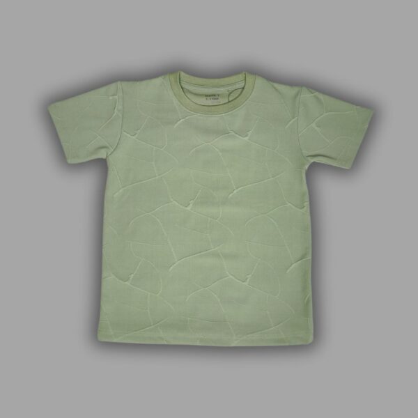 Light Green Abstract Pattern T-Shirt
