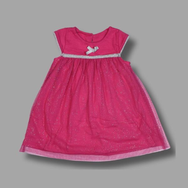 Pink Glitter Party Dress for Girls