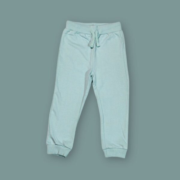 Light Blue Elastic Waist Sweatpants – Soft & Casual