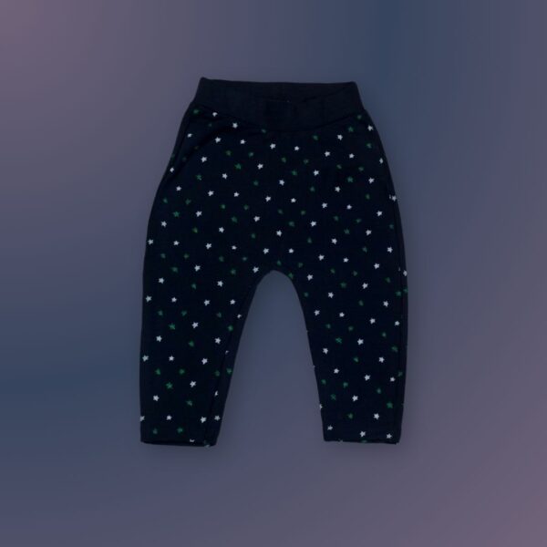 Kids' Starry Pattern Elastic Waist Pants – Playful & Dreamy