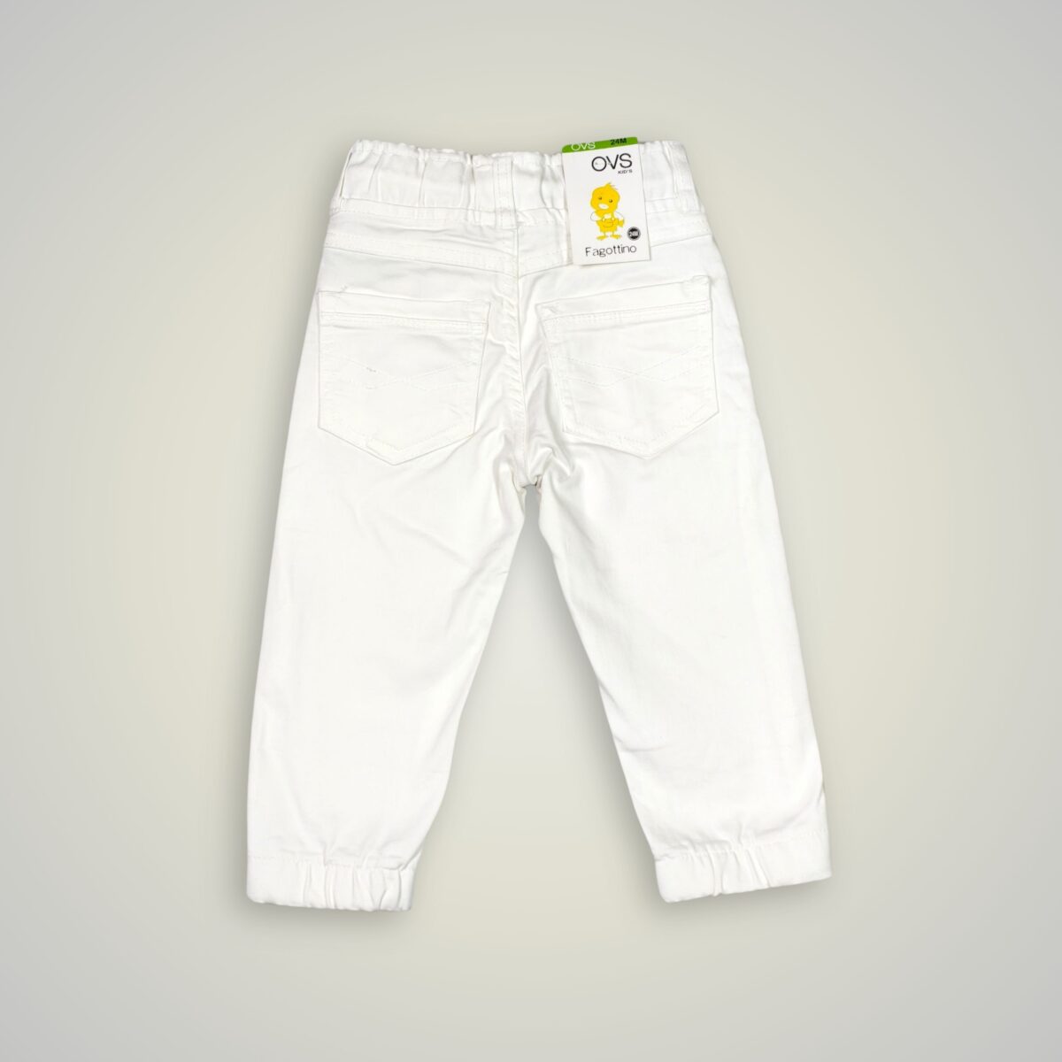 White jogger's Pants kids – Casual & Comfortable - Image 2