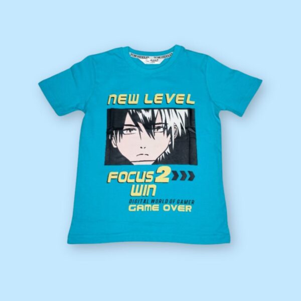 Blue Gamer Graphic T-Shirt – Bold & Playful
