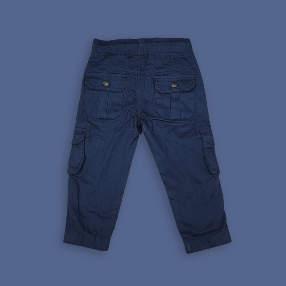 Dark Blue Cargo Pants – Functional & Stylish - Image 2