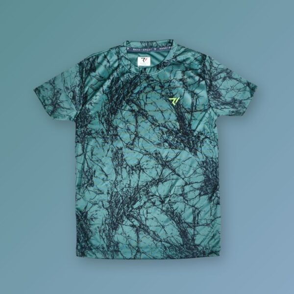 Green Marble Texture Sports T-Shirt for Boys – Rank1 Sport