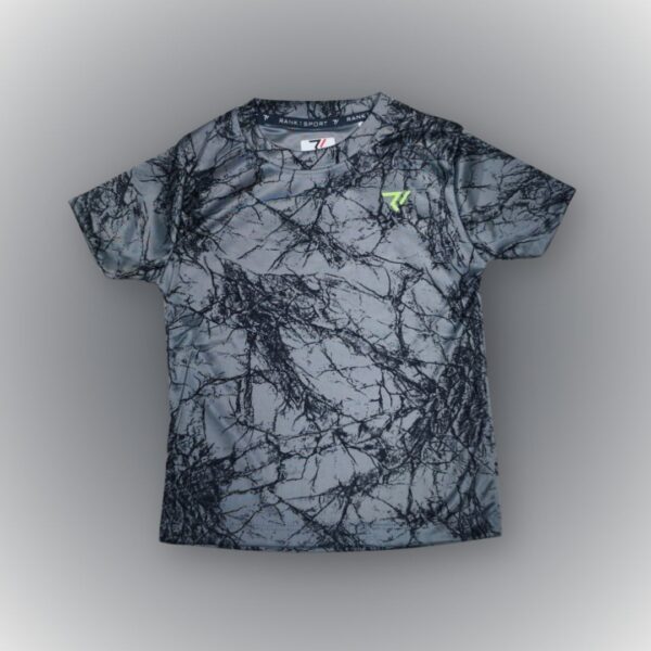 Grey Marble-Print Active T-Shirt for Boys – Rank1 Sport