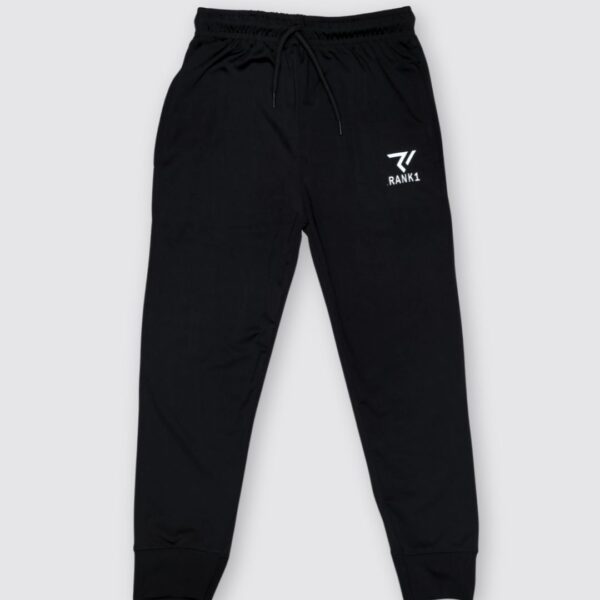 Rank1 Classic Black Joggers