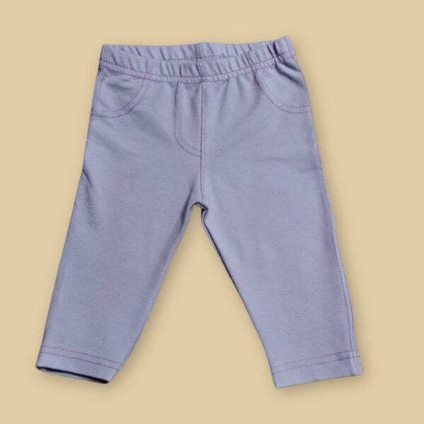 Soft Cotton Baby Leggings – Lavender Lilac