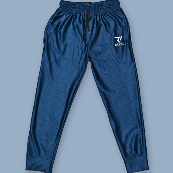 Rank1 Navy Blue Performance Track Pants